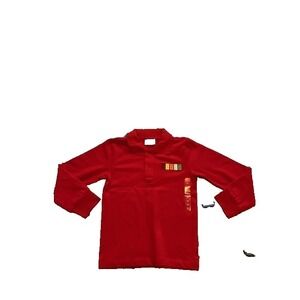 Haribo Youth Gummy Bear Red Long Sleeve Polo Size Extra Small (6-6X) NWT